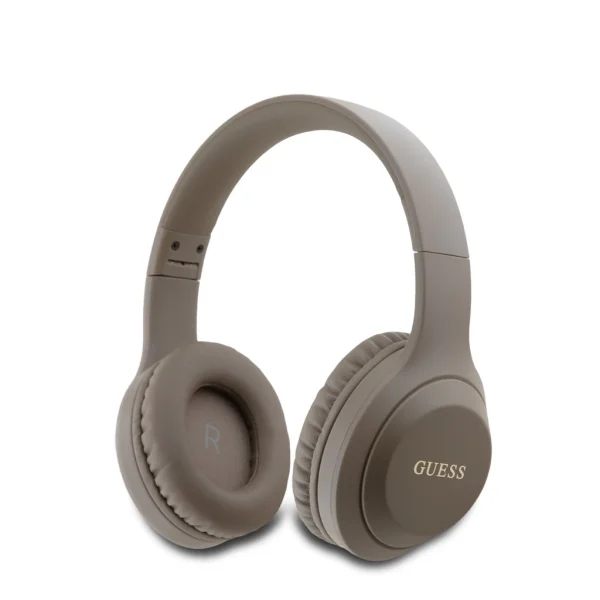 Guess Classic Silver Logo Wireless fejhallgató barna