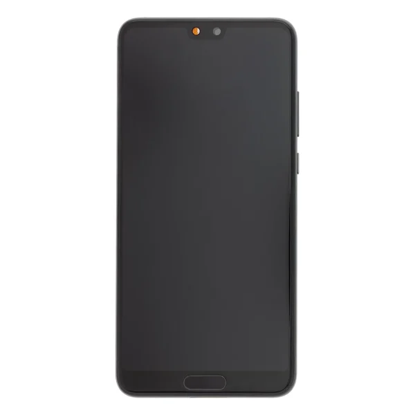 LCD kijelző + érintőegység + előlap Huawei P20 készülékhez fekete