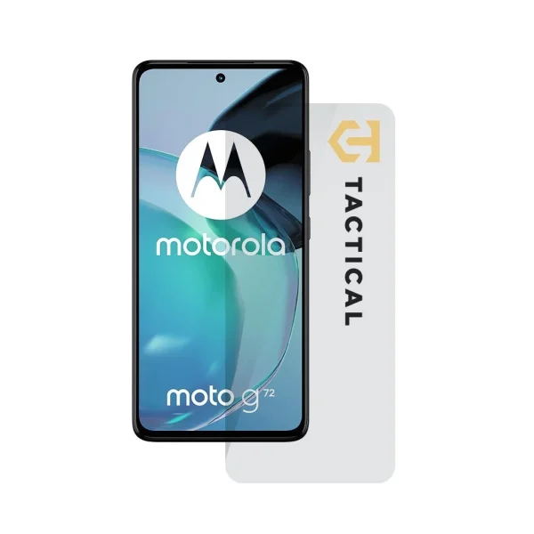 Tactical Glass Shield 2.5D Motorola G72 készülékhez átlátszó