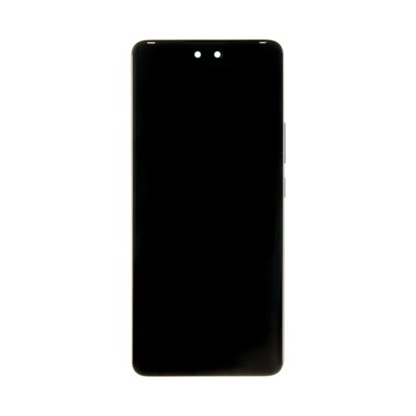 LCD kijelző + érintő egység + elülső tok Xiaomi 13 Lite készülékhez fekete
