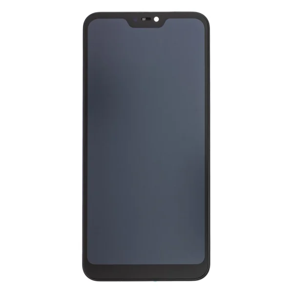 LCD kijelző + érintő egység + elülső tok Xiaomi Mi A2 Lite készülékhez fekete