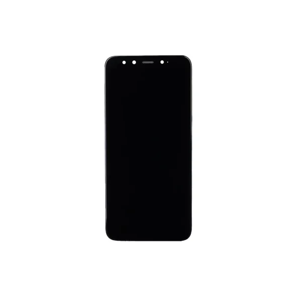 LCD kijelző + érintőmodul + elülső tok Xiaomi Mi A2 készülékhez fekete