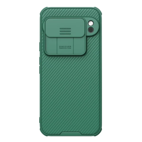 Nillkin CamShield PRO kemény tok Google Pixel 9 Pro XL készülékhez mélyzöld