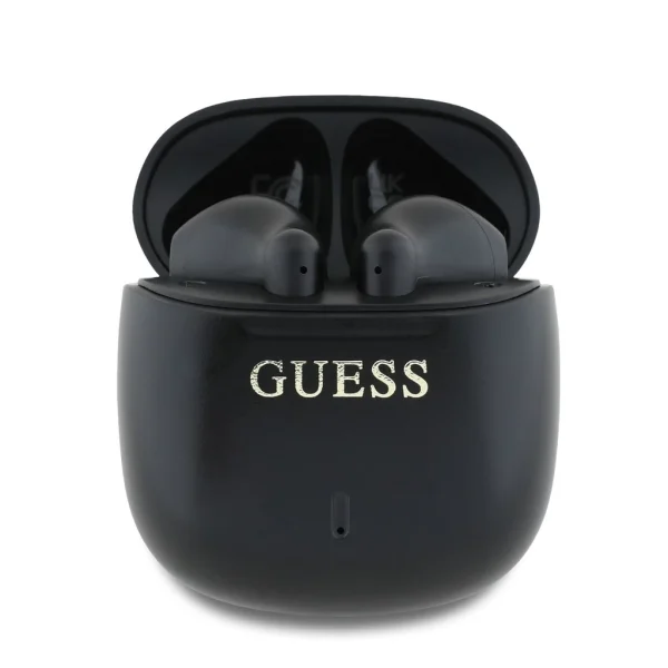Guess Printed Classic Logo TWS vezeték nélküli fülhallgatók fekete