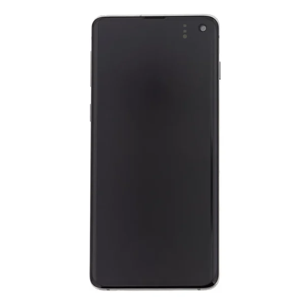 LCD kijelző + Érintő egység Samsung G973 Galaxy S10 készülékhez (Service Pack) fekete