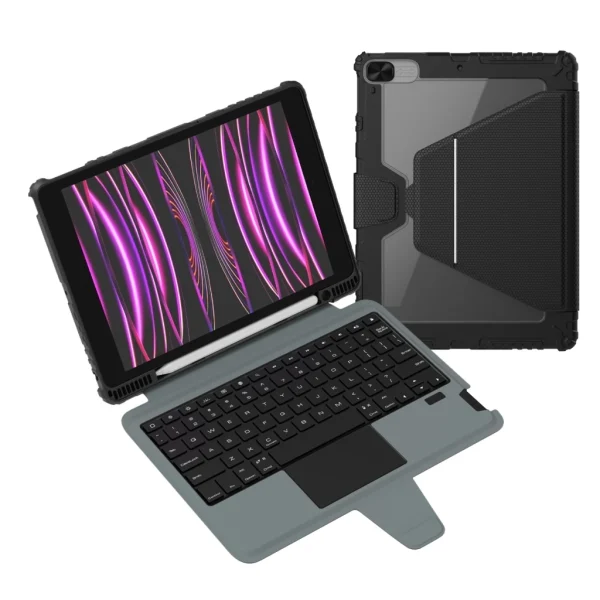 Nillkin Bumper Link billentyűzetes tok (Backlit Version) iPad 10.2 2019/2020/2021 készülékhez fekete