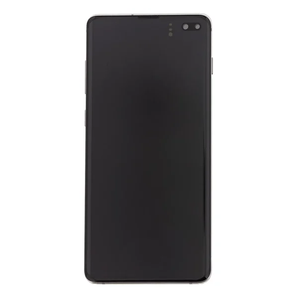 LCD kijelző + érintő egység Samsung G975 Galaxy S10+ készülékhez – fekete (Service Pack)