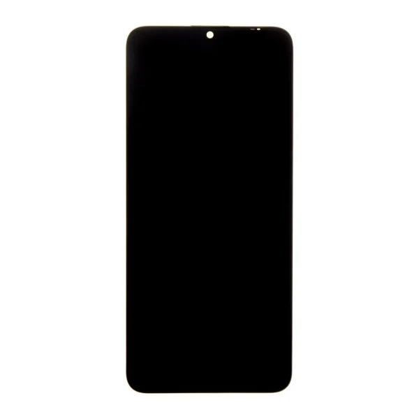 LCD kijelző + érintőegység + elülső burkolat Honor X7a készülékhez fekete