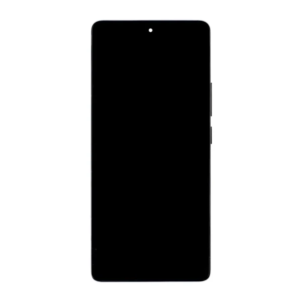 LCD kijelző + érintő egység + előlap Xiaomi Redmi Note 14 Pro 4G készülékhez éjfekete