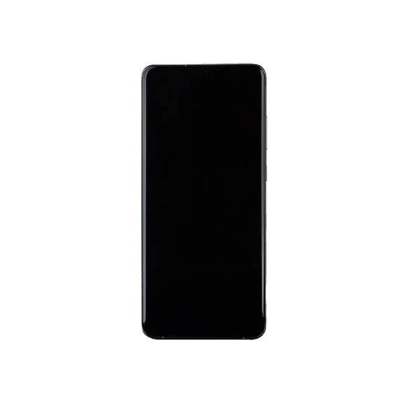 LCD kijelző + érintő egység + elülső burkolat Samsung G988 Galaxy S20 Ultra készülékhez, kozmikus szürke (Service Pack)