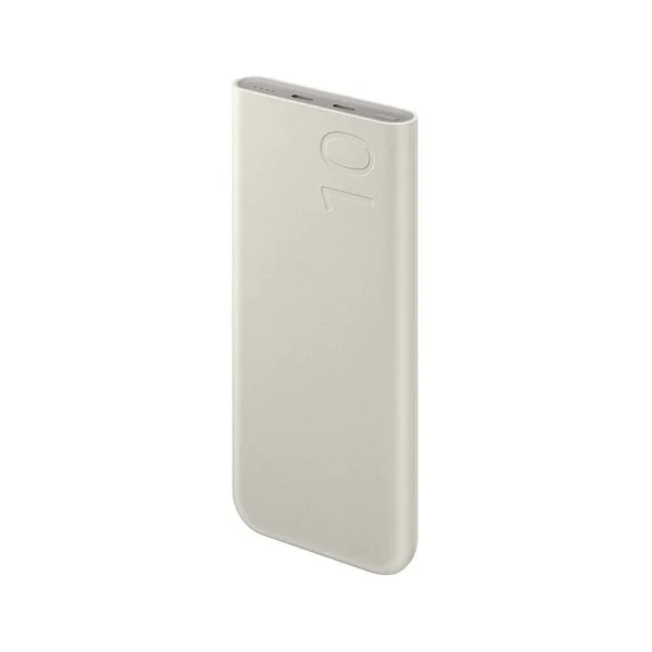 EB-P3400XUE Samsung FastCharge hordozható töltő 2x USB-C 25W 10000mAh bézs