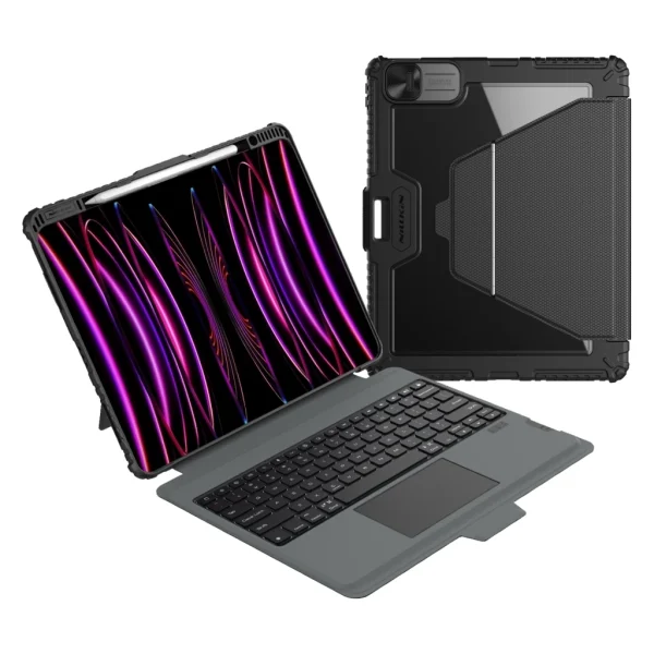 Nillkin Bumper Link billentyűzetes tok (Backlit Version) iPad Pro 13 2024 készülékhez fekete