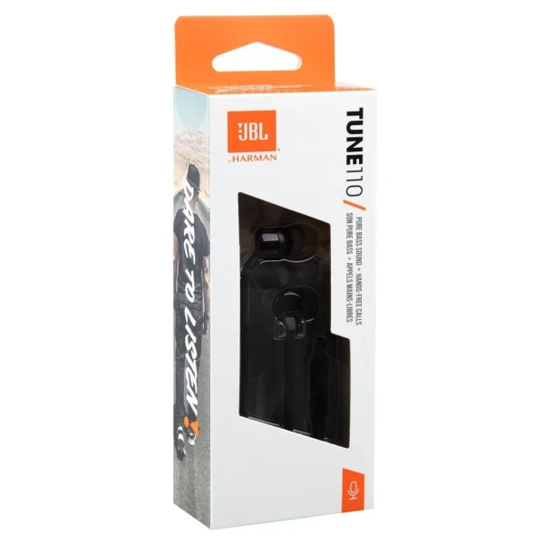 JBL T110 In-Ear fülhallgató 3,5mm fekete