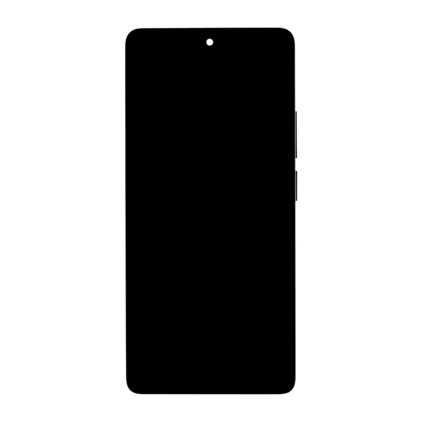 LCD kijelző + érintő egység + elülső tok Xiaomi Redmi Note 13 Pro 4G készülékhez, éjfekete