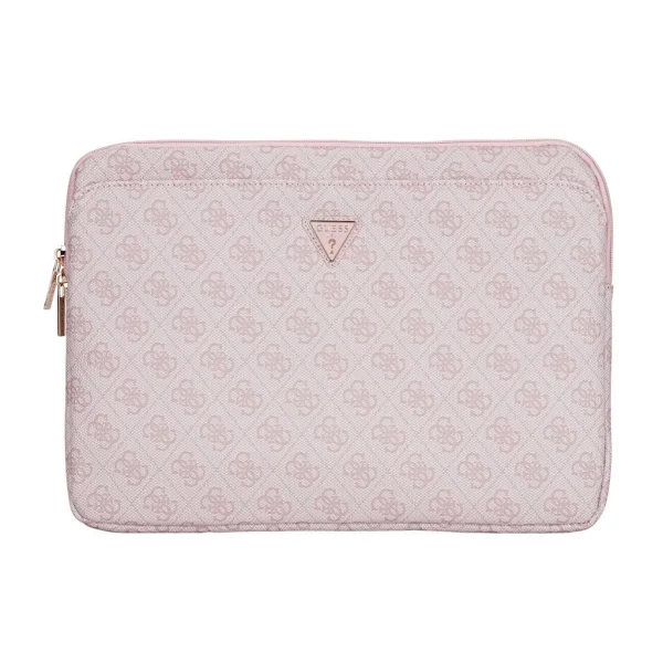 Guess PU 4G Triangle Logo tok Notebook 14" készülékhez rózsaszín