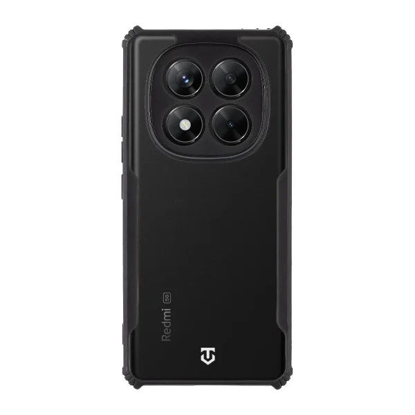 Tactical Quantum Stealth Tok Xiaomi Redmi Note 14 Pro 5G/X7 5G készülékhez, átlátszó/fekete
