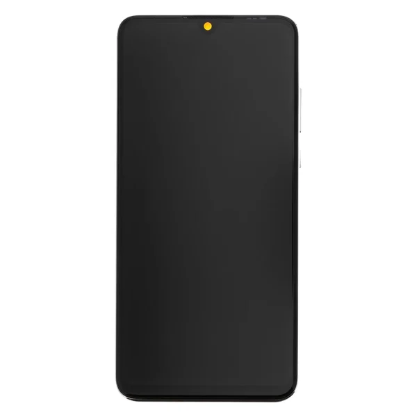 LCD kijelző + érintő egység + elülső burkolat Huawei P30 Lite készülékhez fehér (48MP fotóhoz)