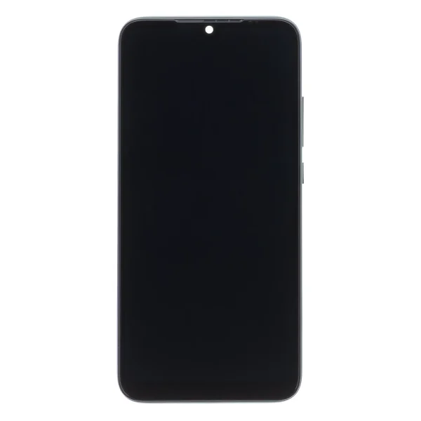 LCD kijelző + érintő egység + elülső tok Xiaomi Redmi 7 készülékhez fekete