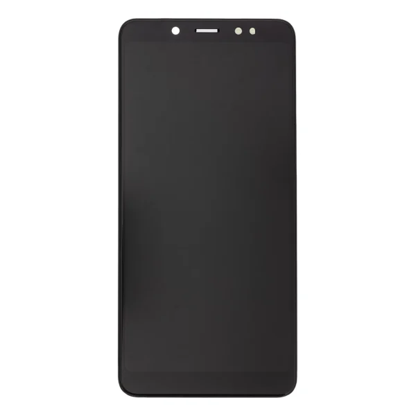 LCD kijelző + Érintő egység + Első borító Xiaomi Redmi Note 5 készülékhez fekete