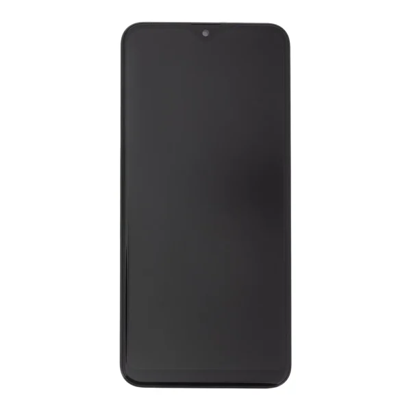 LCD kijelző + érintőpanel Samsung A202 Galaxy A20e készülékhez fekete (Service Pack)
