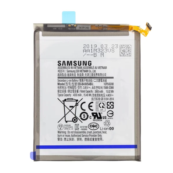 EB-BA505ABU Samsung akkumulátor Li-Ion 4000mAh (Service pack)