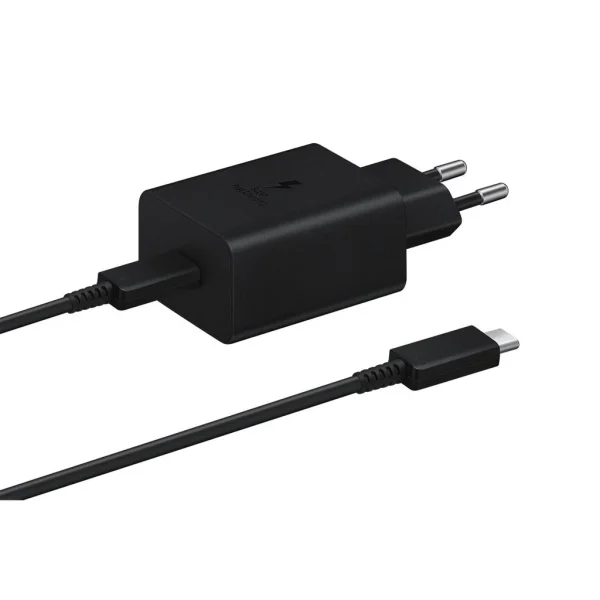 EP-T4510XBE Samsung 45W utazótöltő + USB-C adatkábel fekete
