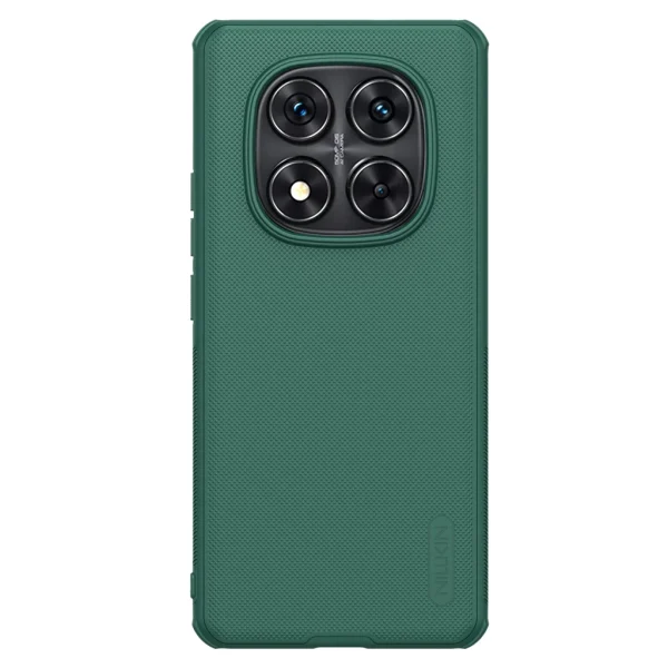 Nillkin Super Frosted PRO hátlapi tok Xiaomi Redmi Note 14 Pro 5G/Poco X7 5G készülékhez sötét zöld