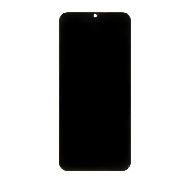 LCD kijelző + érintő egység + elülső tok a Samsung A025F Galaxy A02s készülékhez fekete
