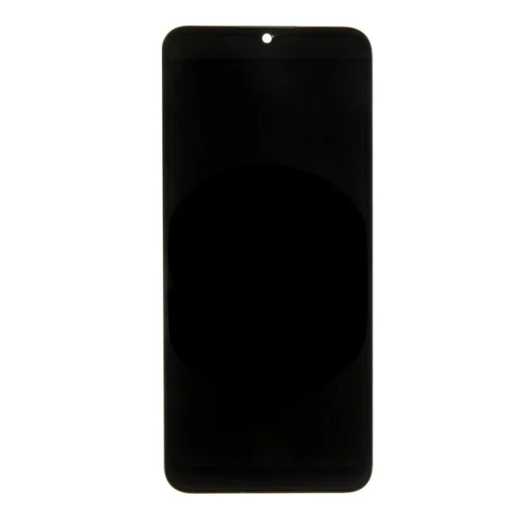 LCD kijelző + érintőegység + elülső tok for Samsung A025G Galaxy A02s készülékhez fekete