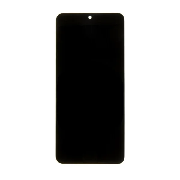 LCD kijelző + érintő egység + elülső burkolat a Samsung A225F Galaxy A22 készülékhez fekete