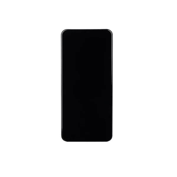 LCD kijelző + érintő egység + elülső tok Samsung A137F Galaxy A13 készülékhez fekete