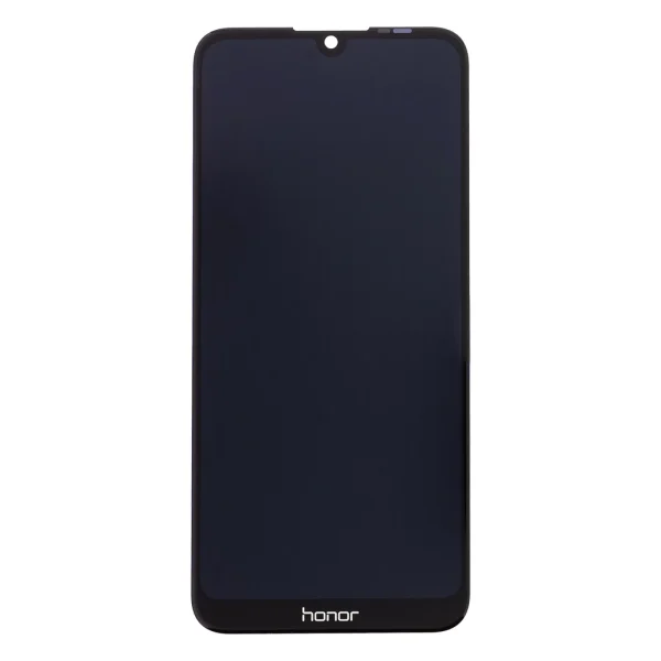 LCD kijelző + érintő egység Honor 8A készülékhez fekete (No Logo)