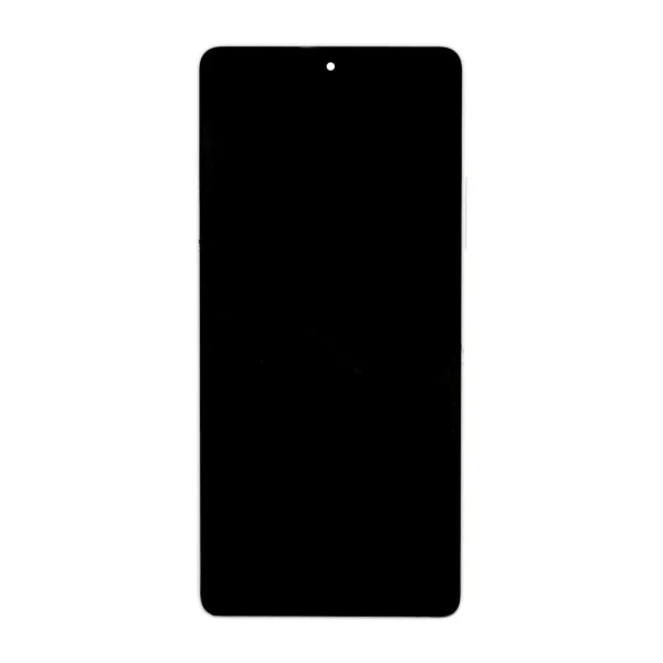 LCD kijelző + érintő egység + elülső burkolat Xiaomi Redmi Note 13 5G készülékhez Arctic fehér