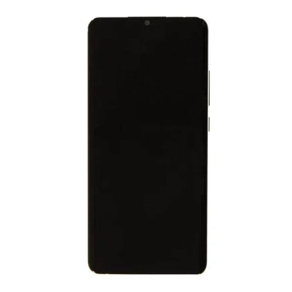 LCD kijelző + érintőegység Samsung A315F Galaxy A31 készülékhez fekete (Service Pack)