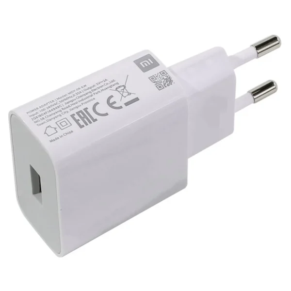 Xiaomi MDY-09-EW USB-A 10W Utazási Töltő (Bulk) fehér