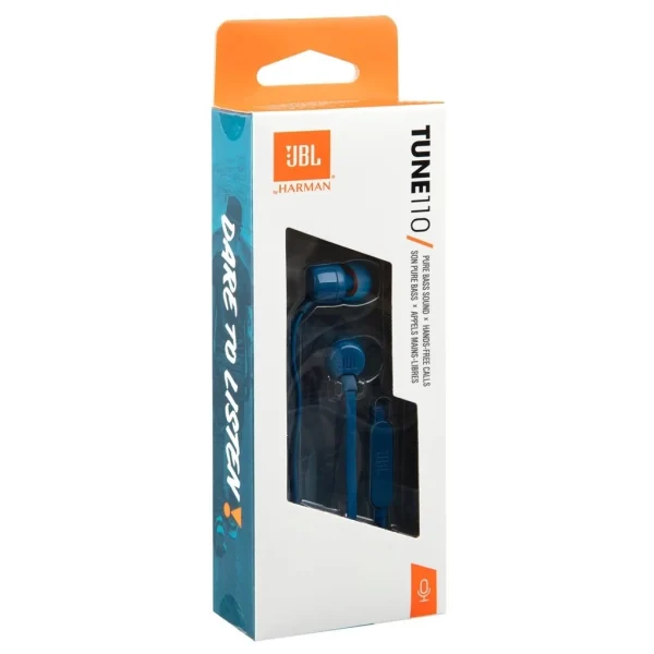 JBL T110 fülhallgató 3,5mm kék