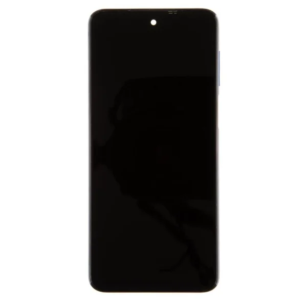 LCD kijelző + érintő modul + elülső burkolat a Xiaomi Redmi Note 9 Pro/9S/9 Pro Max készülékhez Interstellar szürke