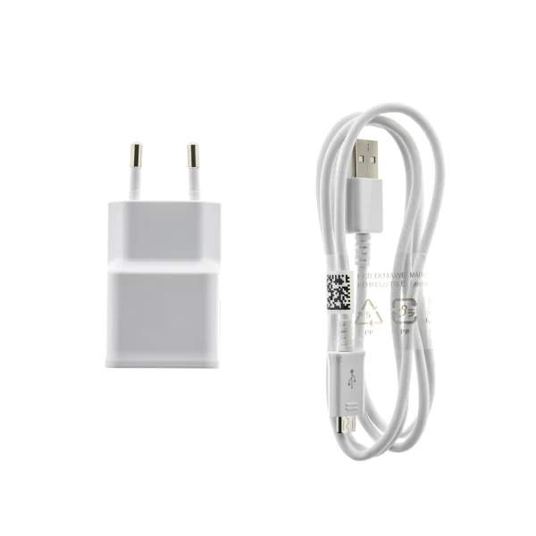 EP-TA50EWE + ECB-DU4AWE Samsung 8W utazó töltő + microUSB adatkábel fehér