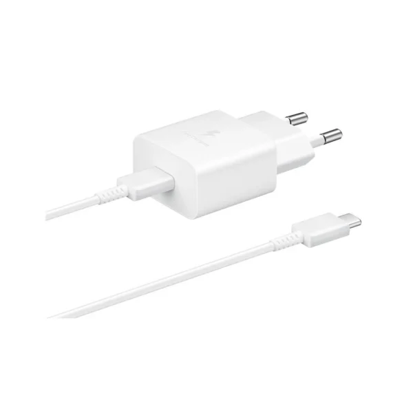 EP-T1510XWE Samsung USB-C 15W utazó töltő + USB-C adatkábel fehér