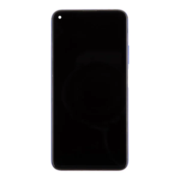 LCD kijelző + érintő modul + elülső burkolat Huawei Nova 5T készülékhez kék