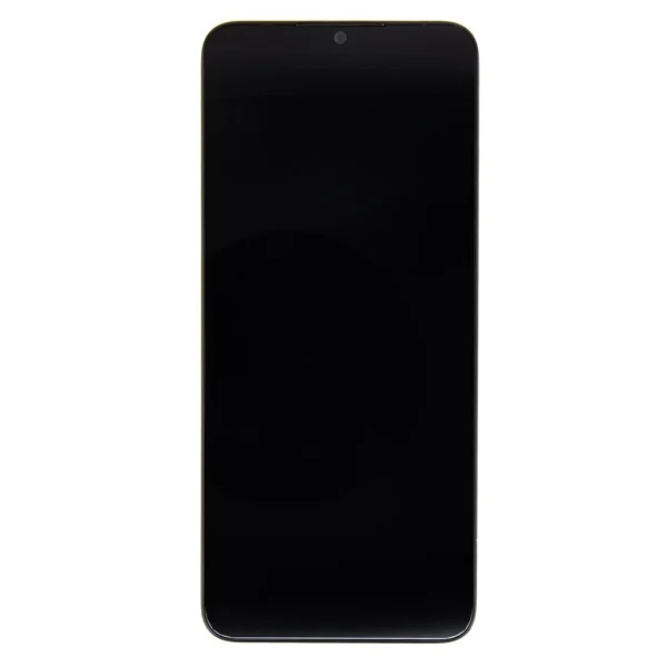 LCD kijelző + érintő egység + elülső tok a Xiaomi Redmi 10C készülékhez fekete