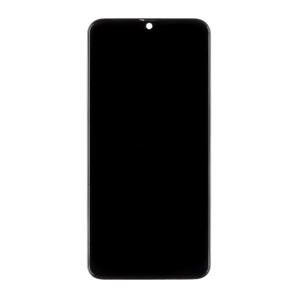 LCD kijelző + érintő egység + előlapi tok a Samsung A405 Galaxy A40 készülékhez – fekete (Incell)