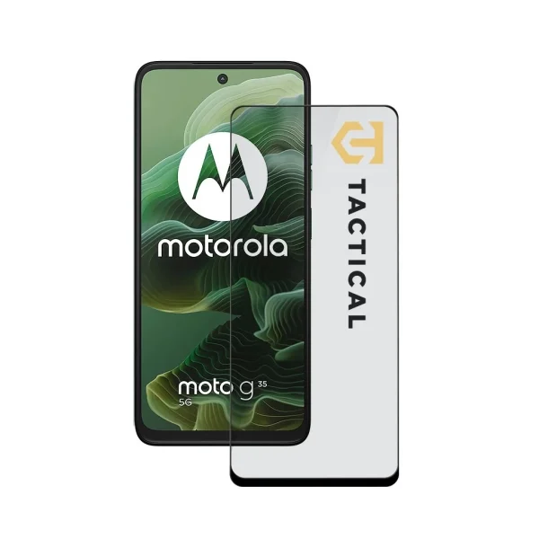 Tactical Glass Shield 5D üvegfólia Motorola G35 készülékhez fekete