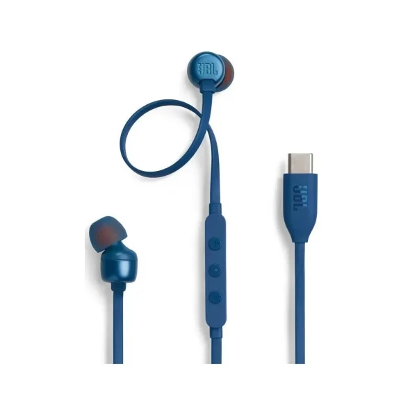 JBL Tune 310C In-Ear USB-C fejhallgató kék