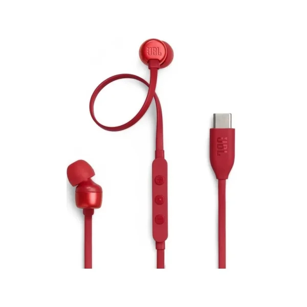 JBL Tune 310C In-Ear USB-C fülhallgatók piros