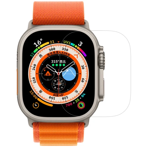 Nillkin Tempered Glass H+ PRO Anti Explosion kijelzővédő Apple Watch Ultra készülékhez (2db)