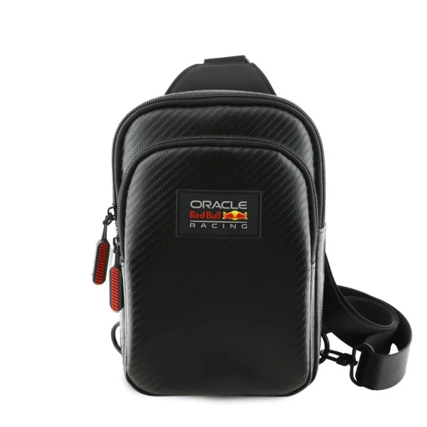 Red Bull PU Carbon Crossbody telefon táska fekete
