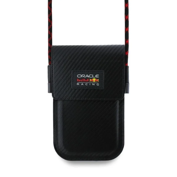 Red Bull PU Carbon telefon táska fekete