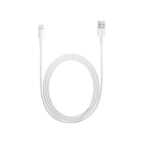 MD819 iPhone 5 készülékhez Lightning adatkábel 2m fehér (OOB Bulk)