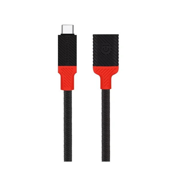 Tactical Pin4Fun USB-C/Lightning adapter 0.1m fekete/piros
